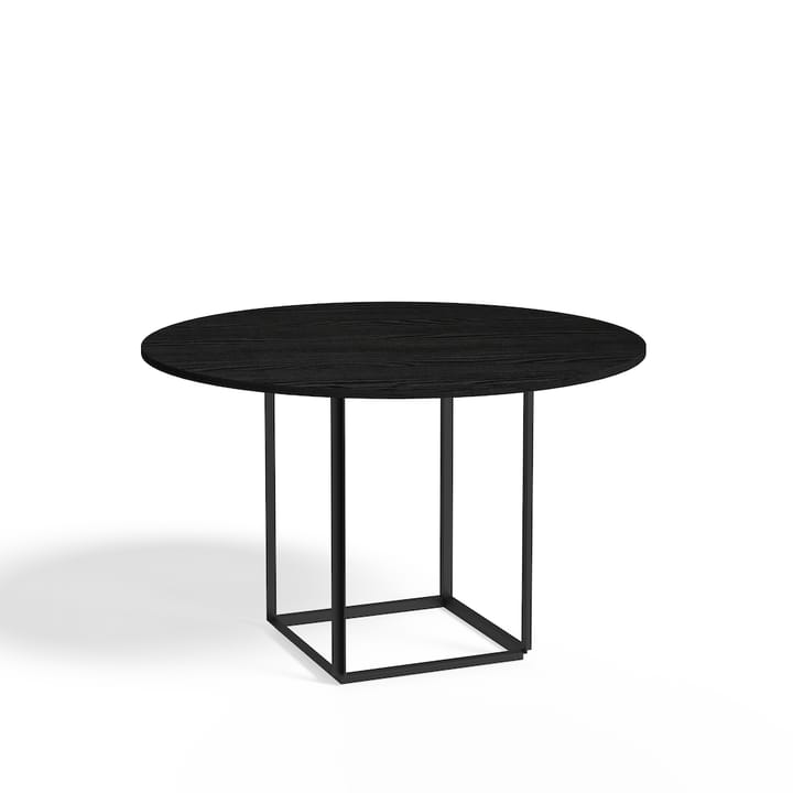 Florence matbord runt - Black ash-ø120 cm-svart stativ - New Works