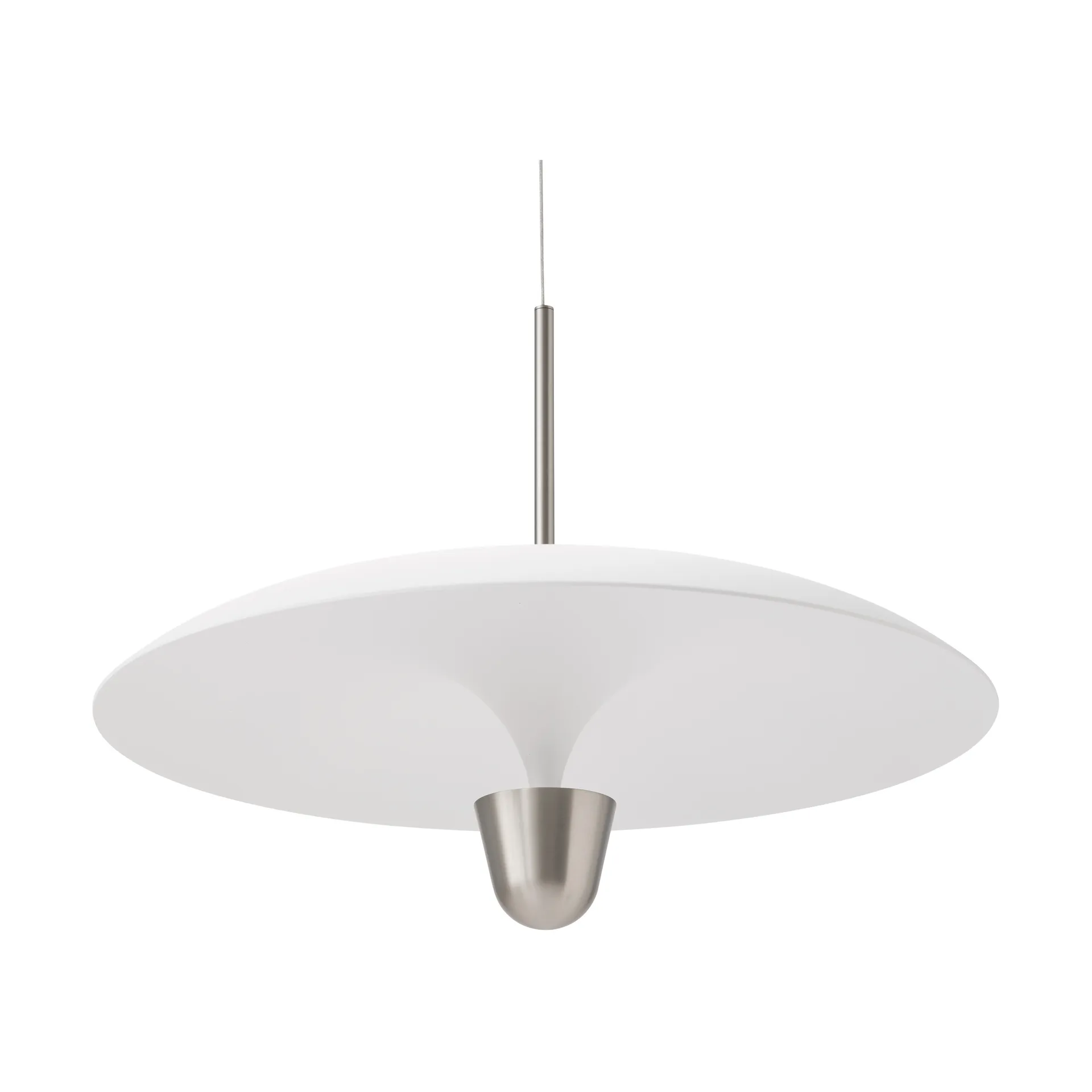 Kantarell pendel Ø55 cm, Nickel Plated New Works