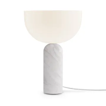 Kizu bordslampa small 35 cm - White marble - New Works