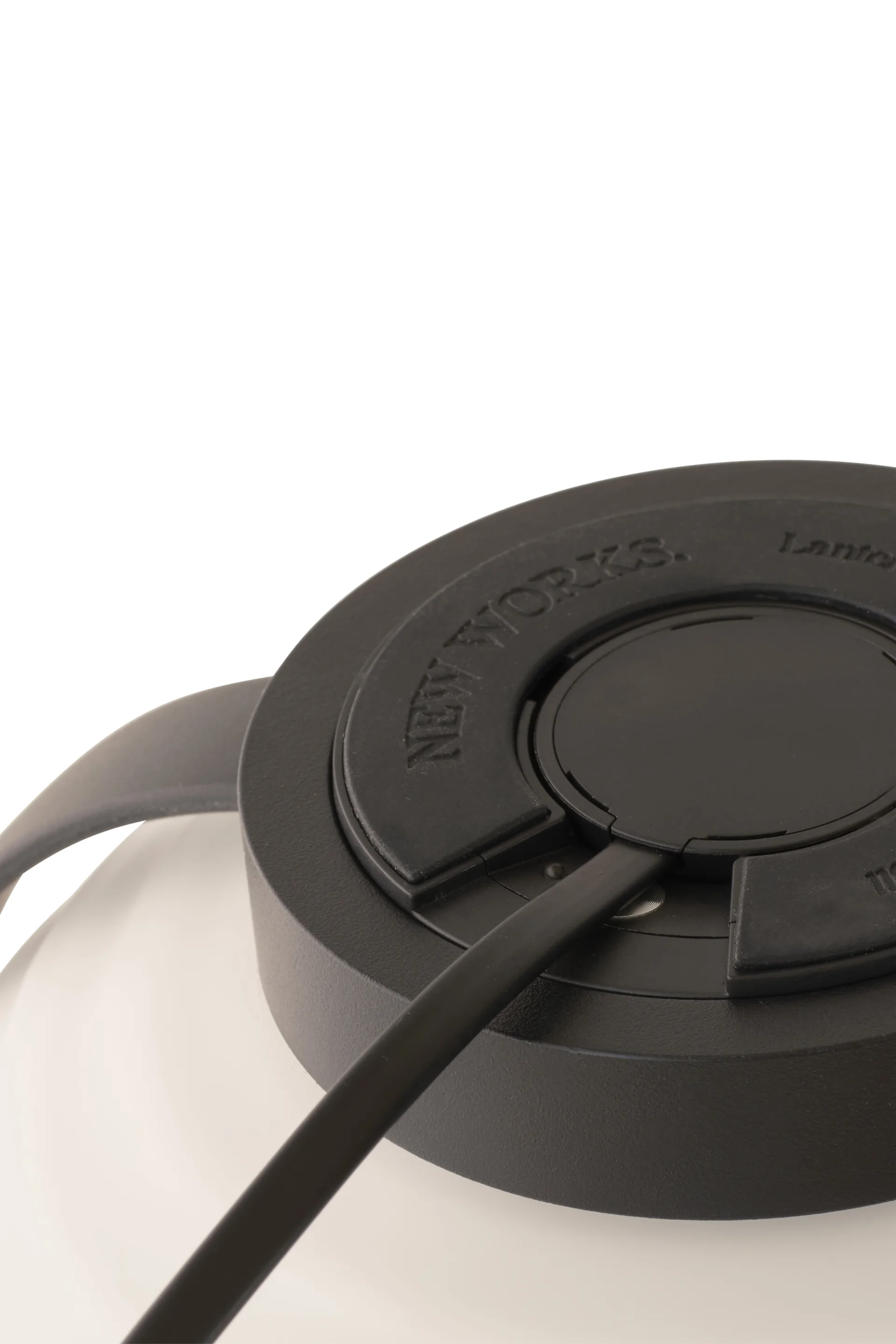 Lantern portabel bordslampa 23x18 cm, Black New Works