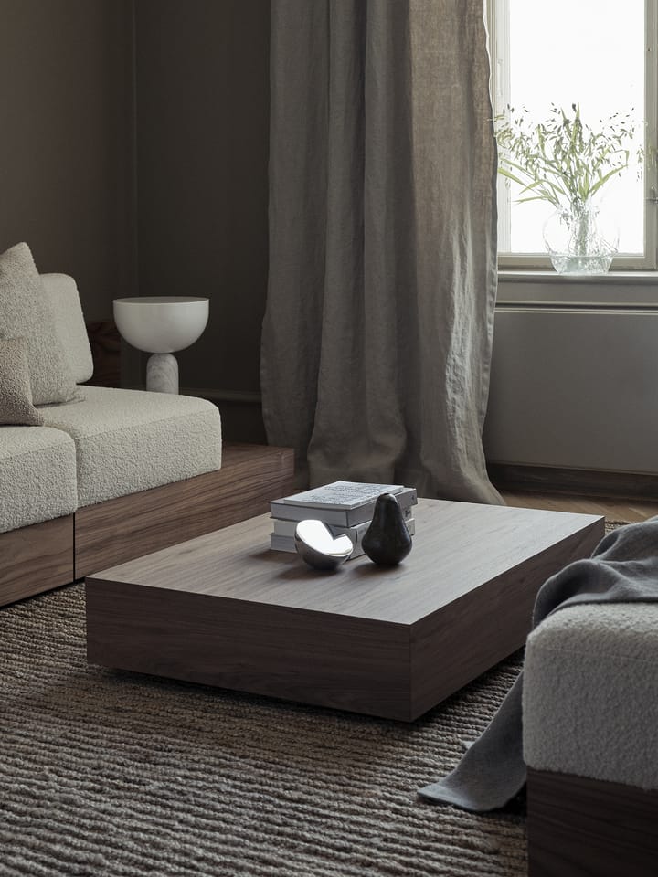 Mass Wide soffbord, walnut New Works