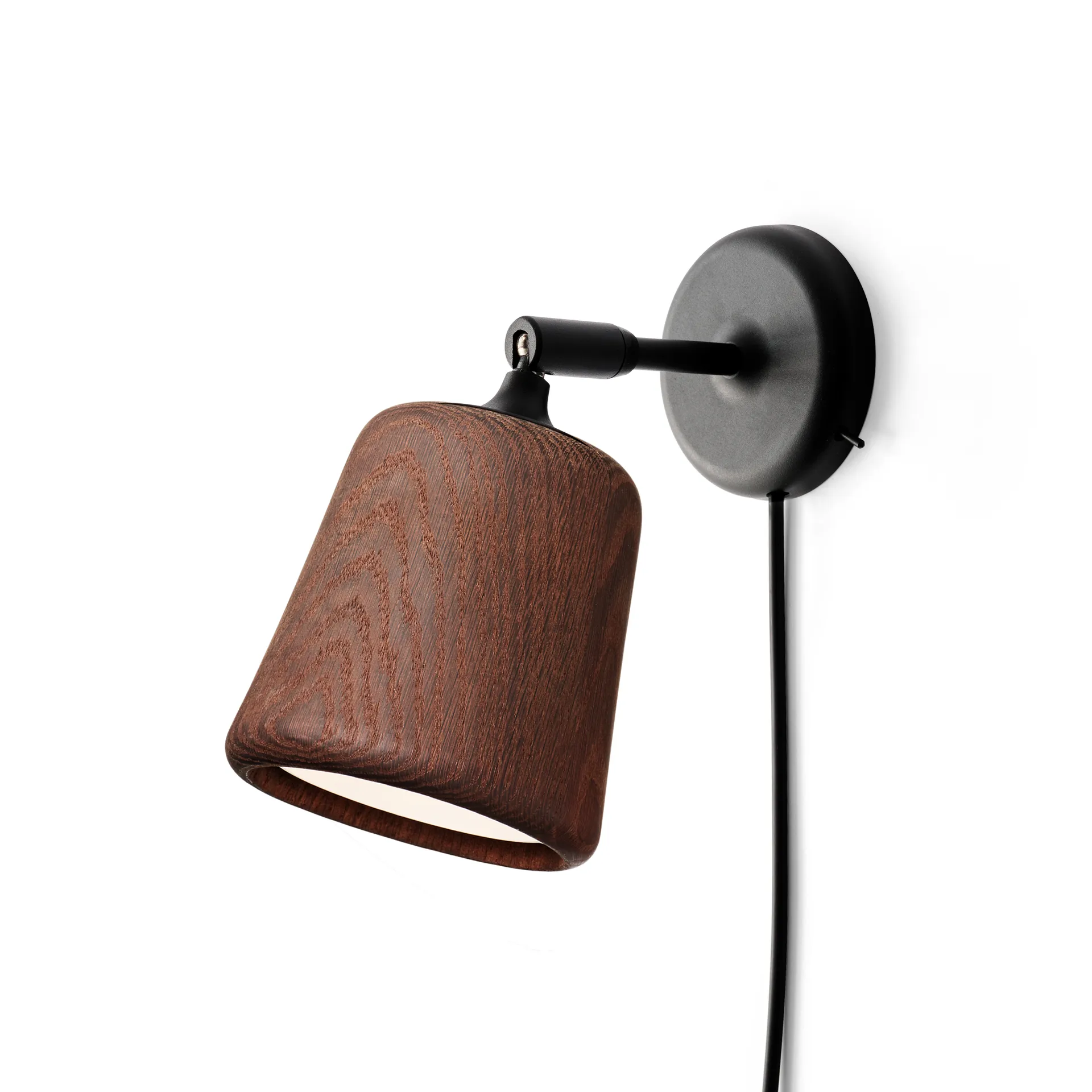 Material vägglampa, Smoked oak New Works