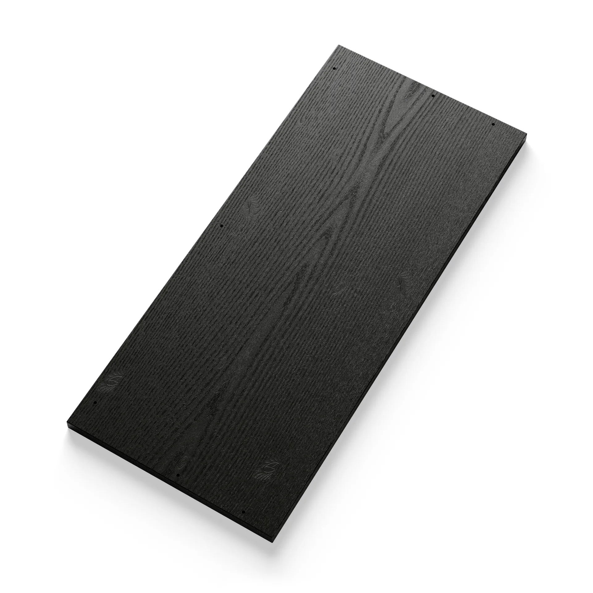 New Works hyllplan tidskriftshylla 35x80 cm, Svart ask New Works