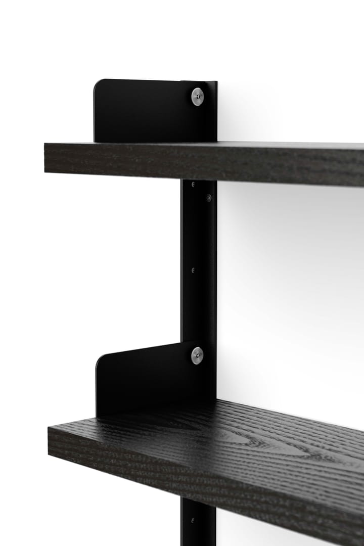 New Works Tea Shelf vägghängd hylla 46x62,5 cm, Svart ask New Works