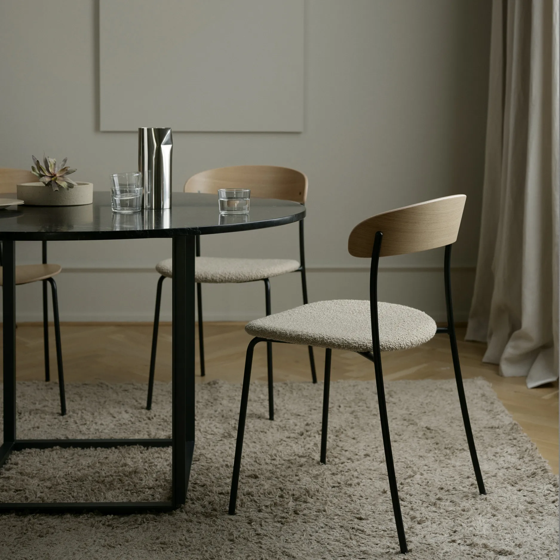 Pleat karaff, Rostfritt stål New Works