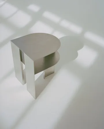 Rand sidobord - Stainless Steel - New Works