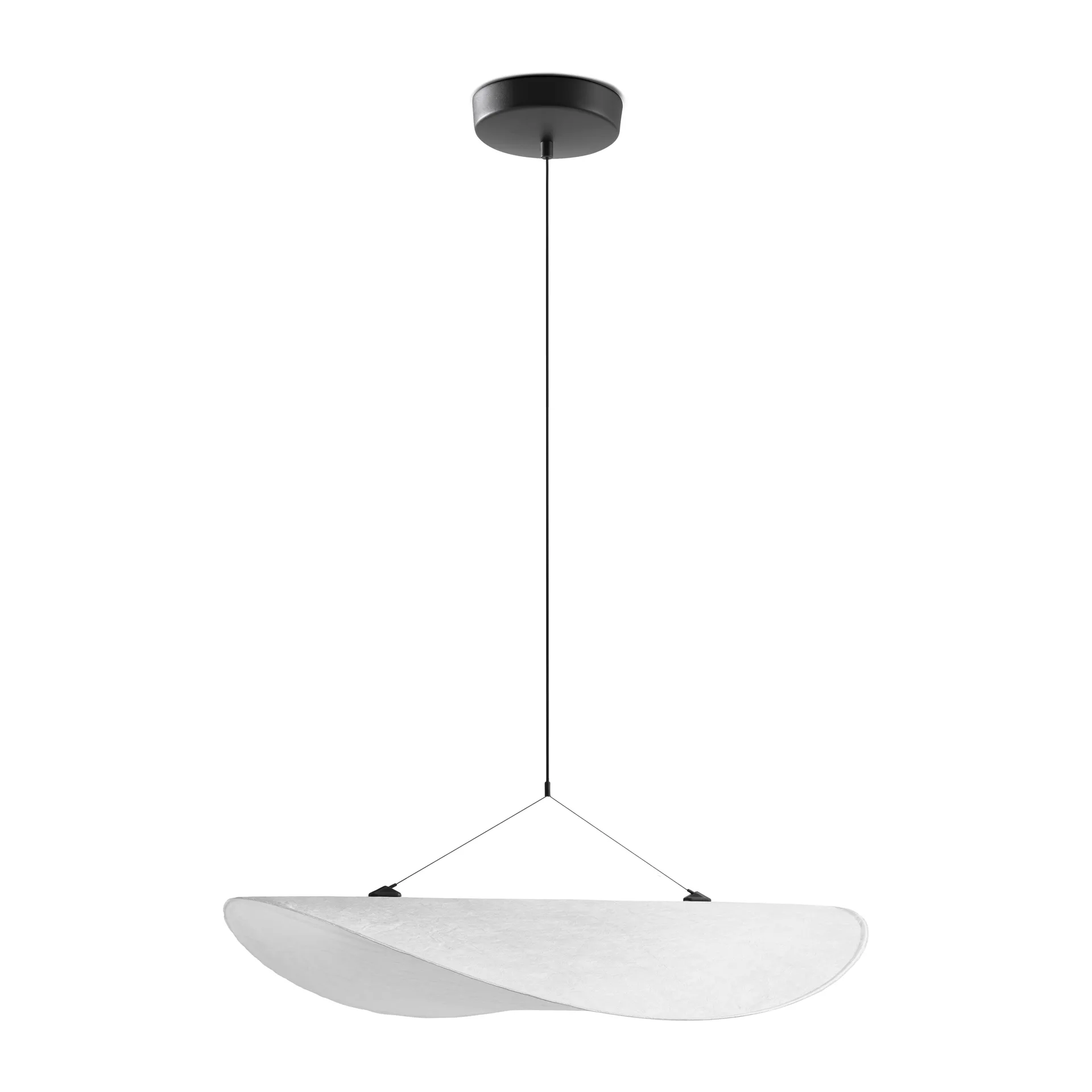 Tense pendel, White, Ø70 cm New Works