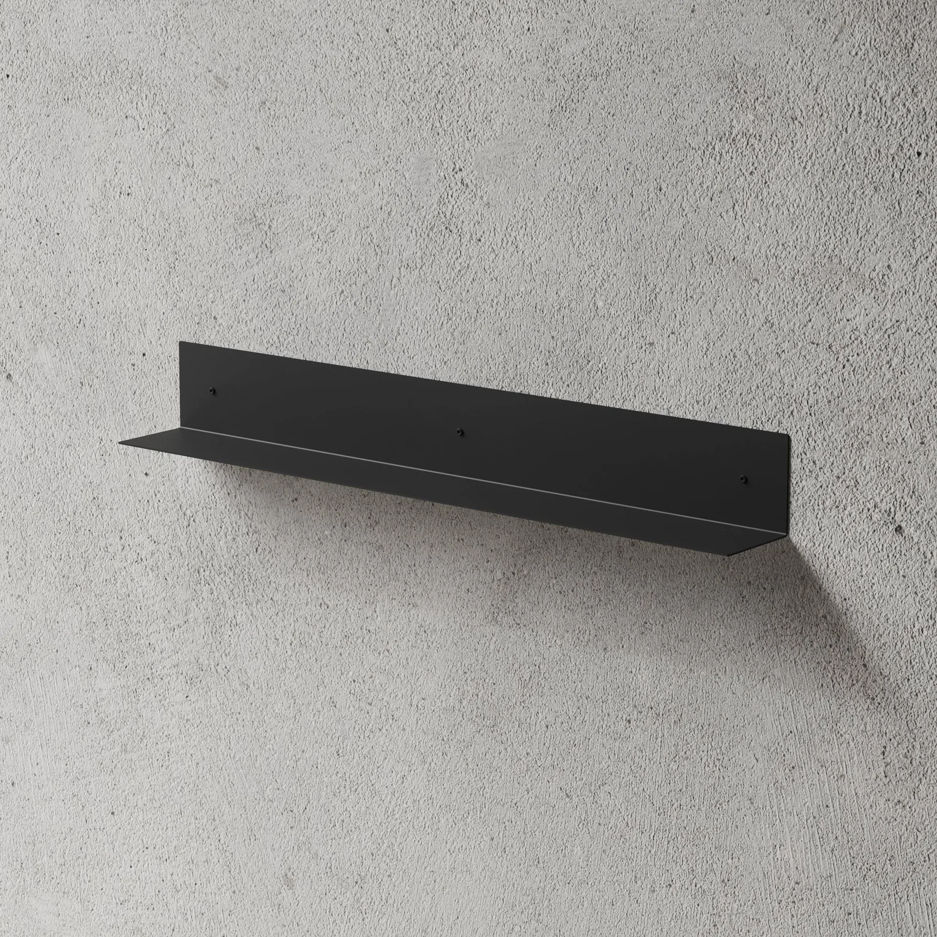 Nichba badrumshylla, Black, 80 cm Nichba