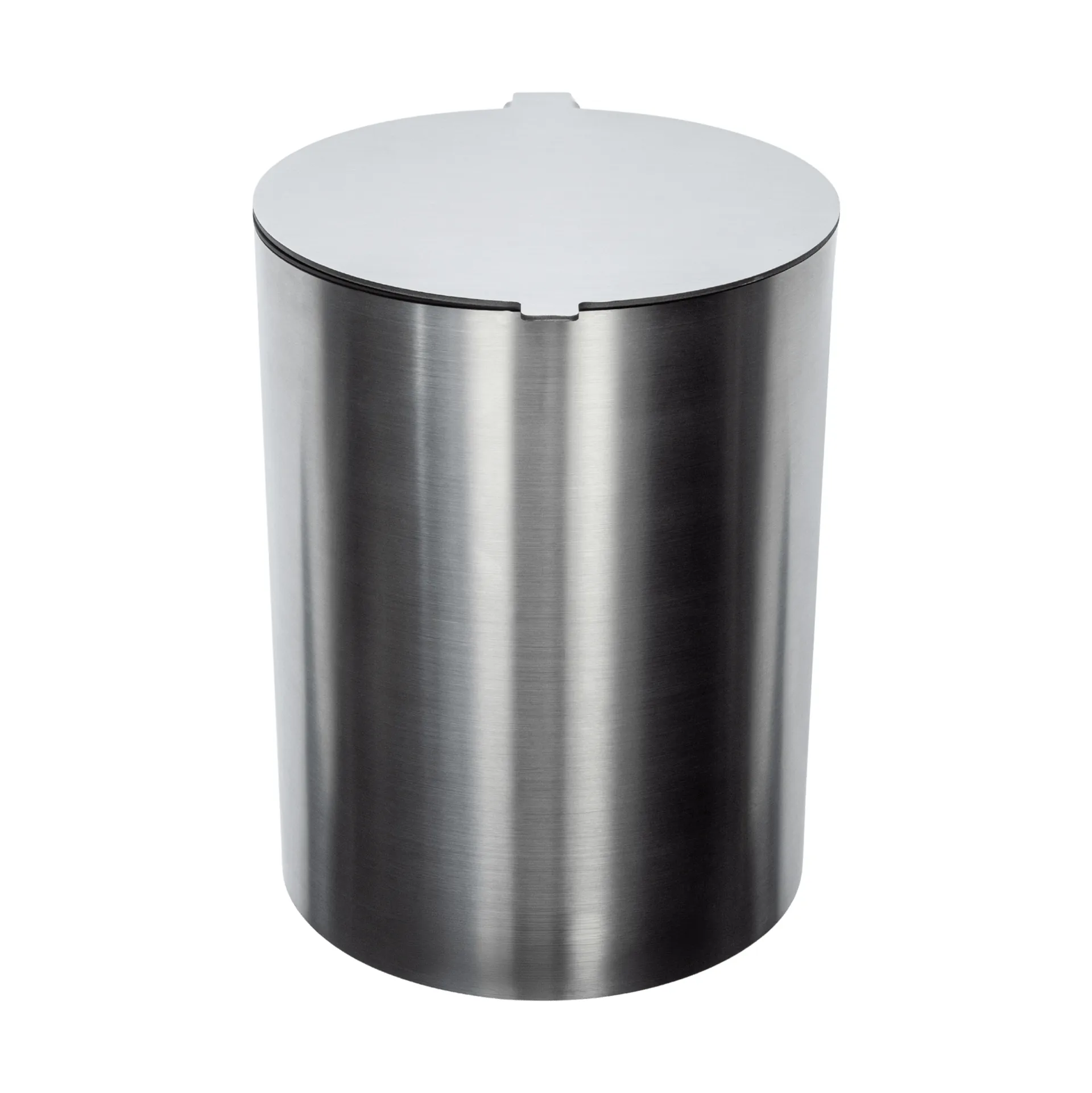 Nichba badrumspapperskorg, Brushed stainless steel Nichba