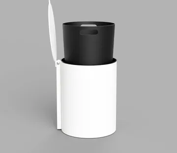 Nichba badrumspapperskorg - White - Nichba