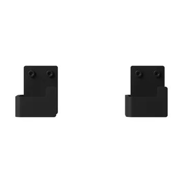 Nichba handdukskrok - Black, 2-pack - Nichba