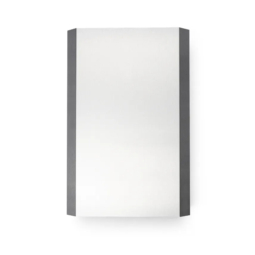Nichba papperskorg, Brushed stainless steel, 48 L Nichba