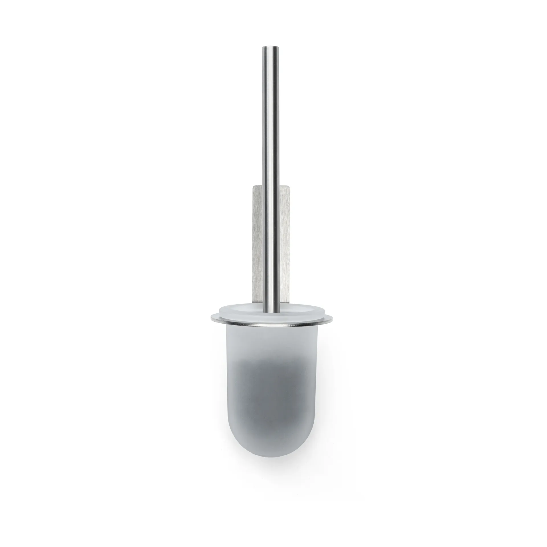 Nichba toalettborste, Brushed stainless steel Nichba