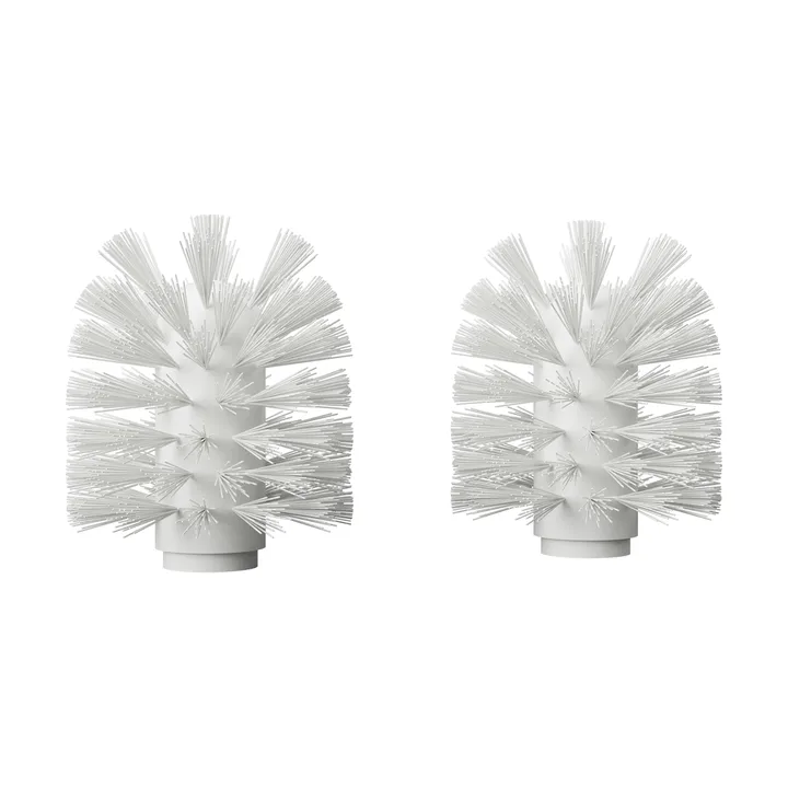 Nichba toalettborsthuvud - White, 2-pack - Nichba