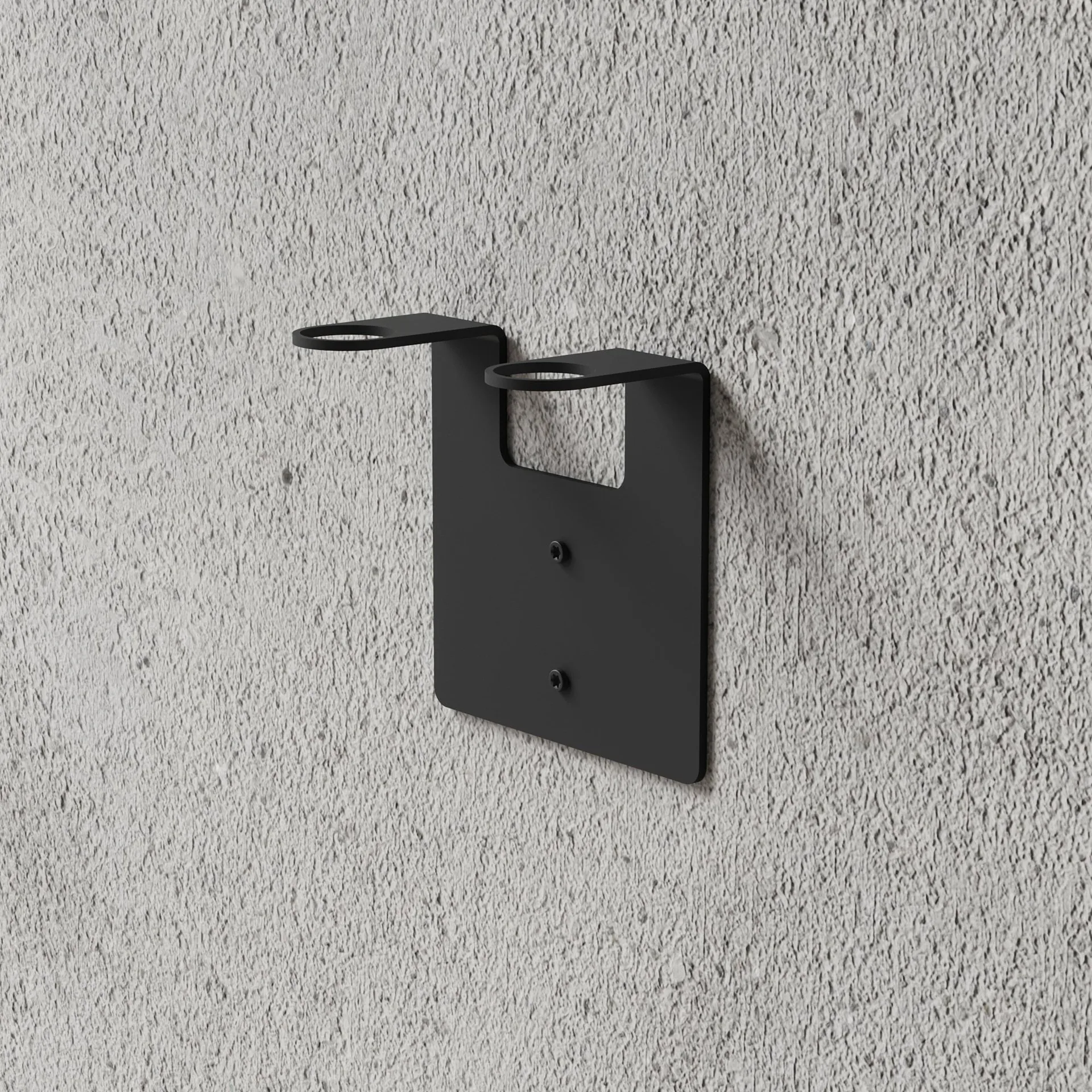 Nichba tvålhållare, Black, double Nichba