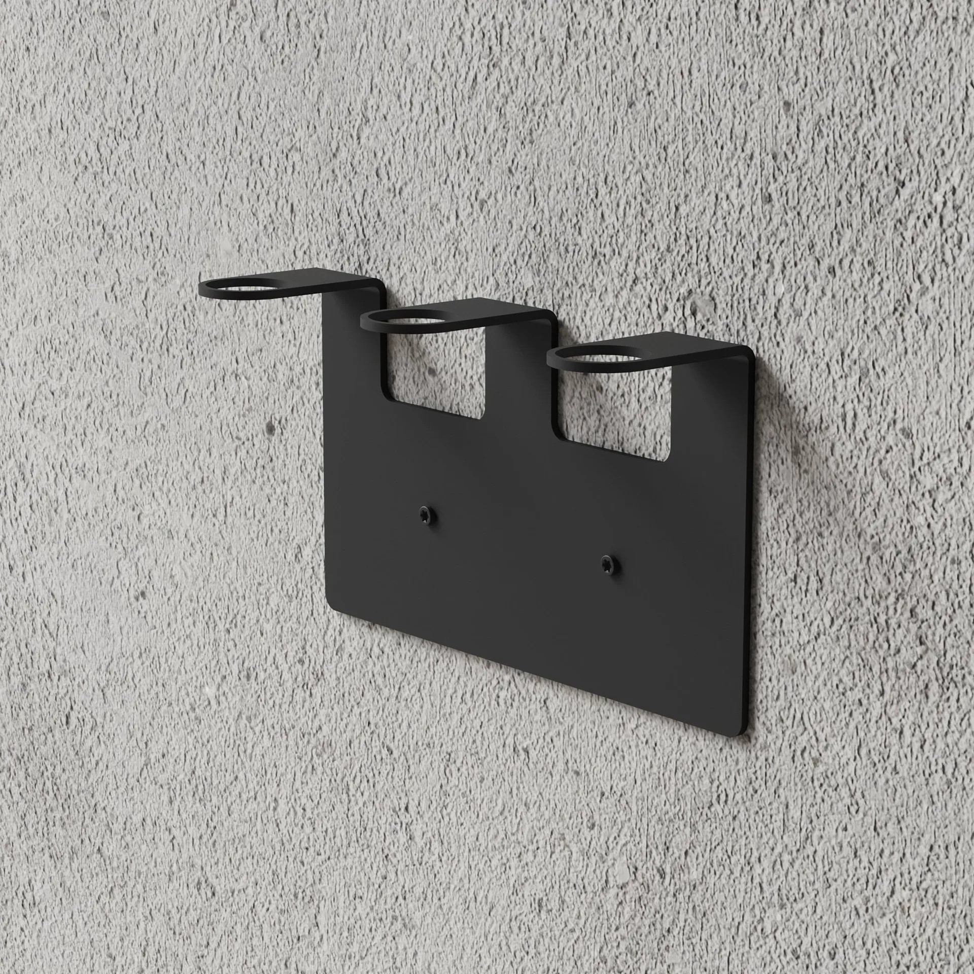 Nichba tvålhållare, Black, triple Nichba