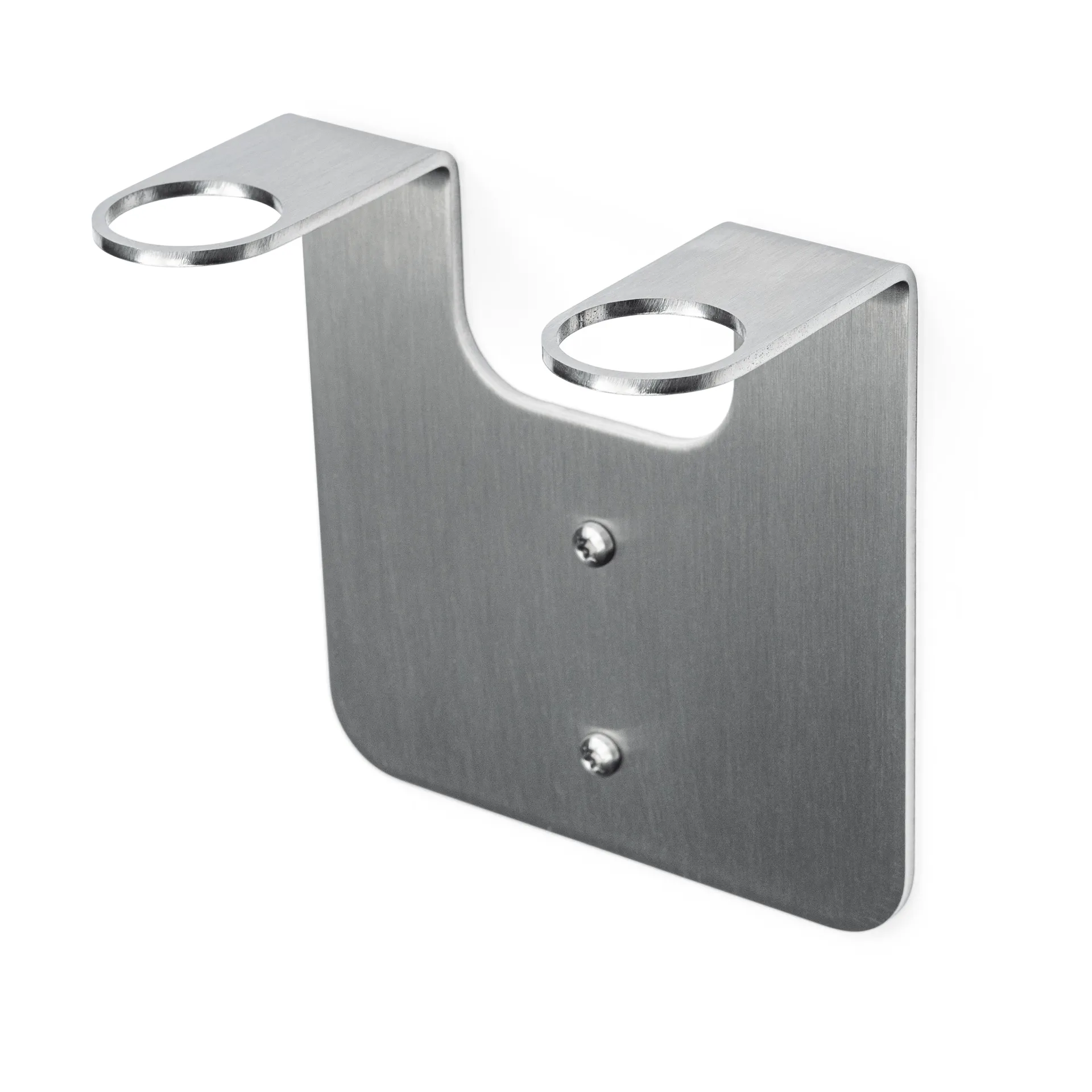 Nichba tvålhållare, Brushed stainless steel, double Nichba