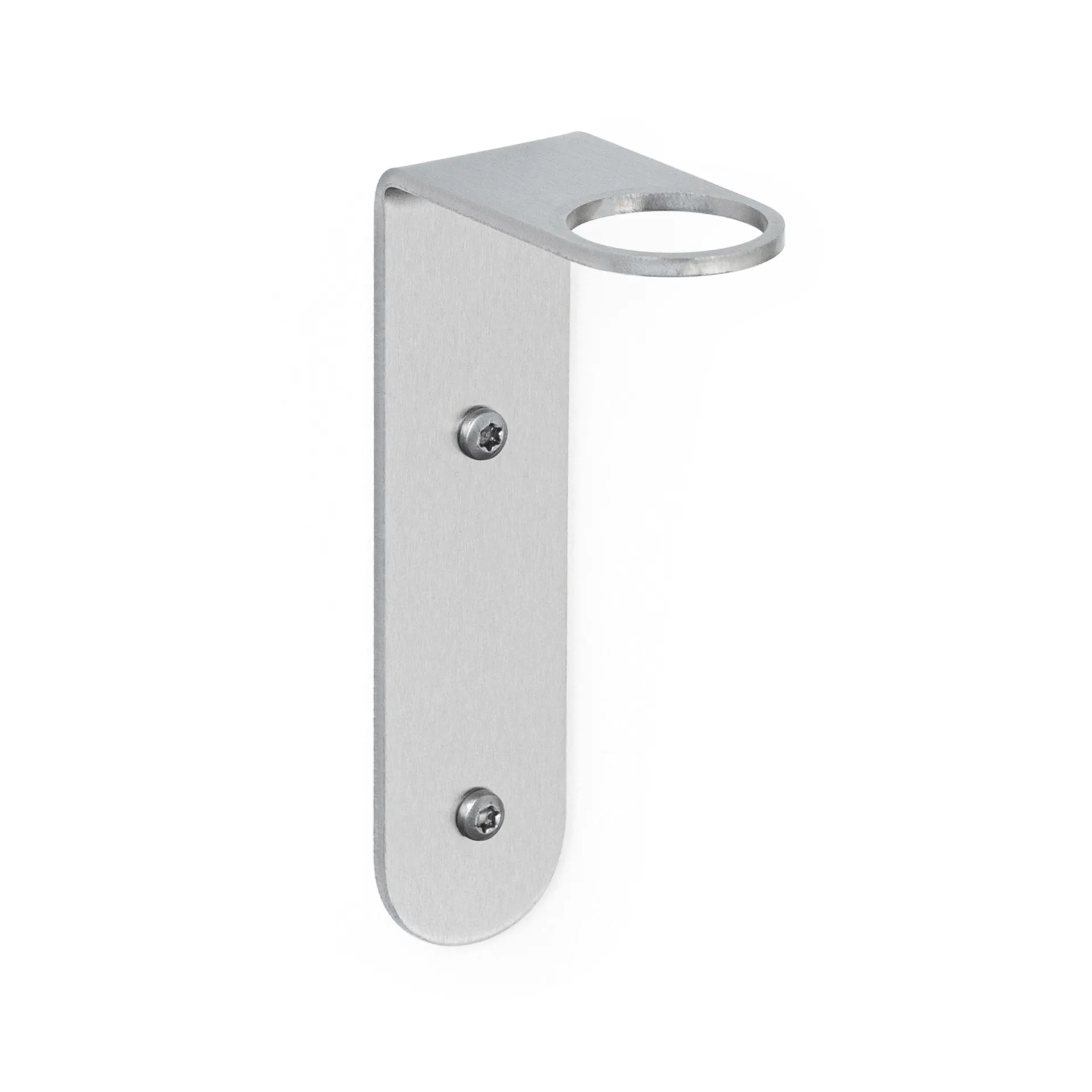 Nichba tvålhållare, Brushed stainless steel, single Nichba