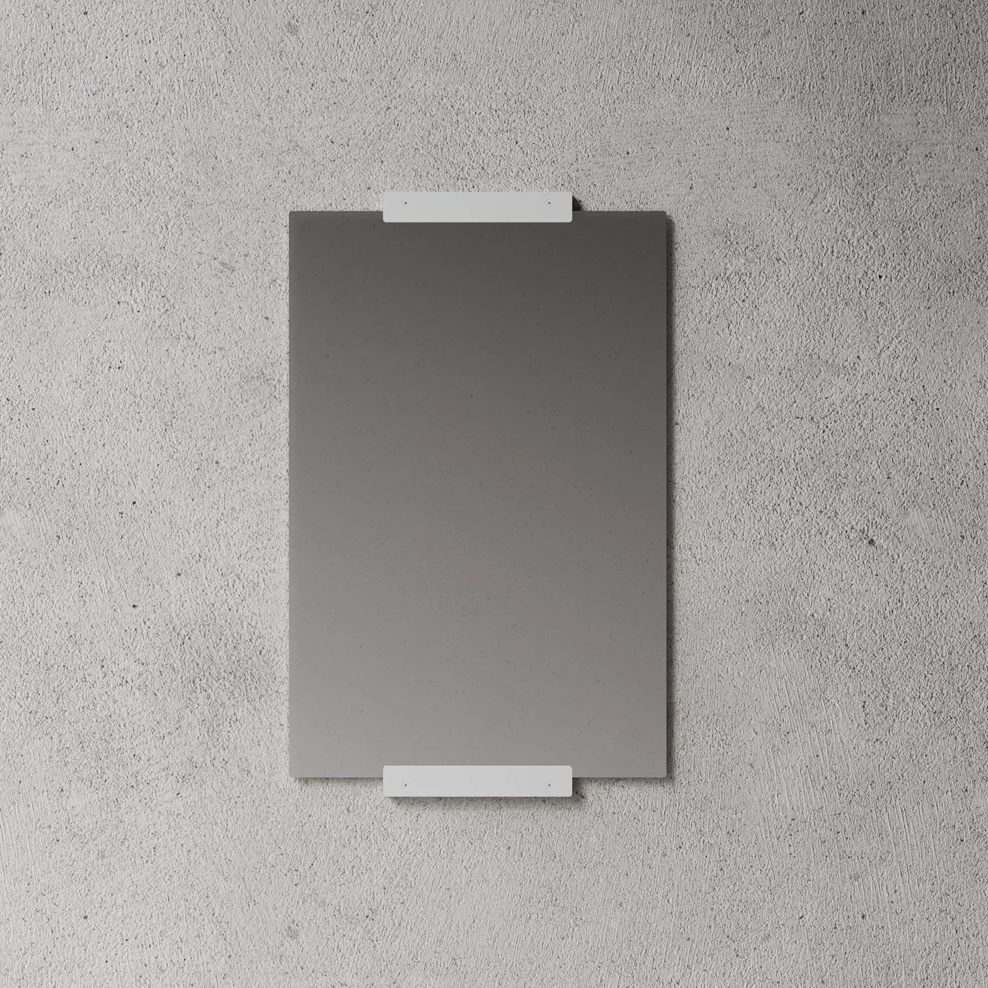 Nichba väggspegel, White, 70x50 cm Nichba