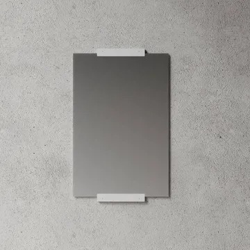 Nichba väggspegel - White, 70x50 cm - Nichba
