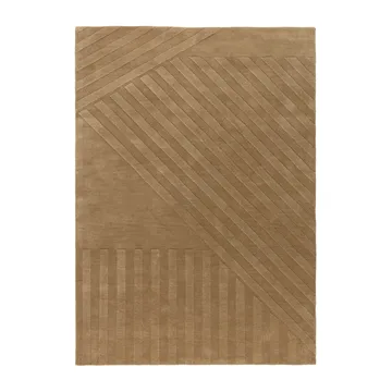 Levels ullmatta stripes beige - 170x240 cm - NJRD