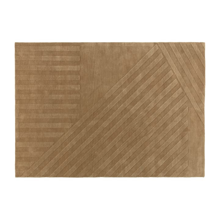 Levels ullmatta stripes beige - 170x240 cm - NJRD