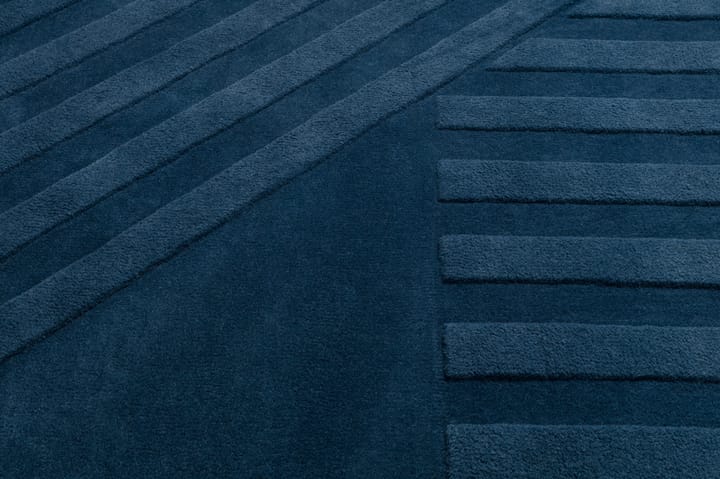 Levels ullmatta stripes blå, 170x240 cm NJRD