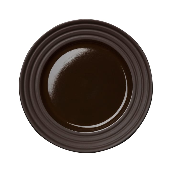Lines assiett Ø21 cm, Brun NJRD