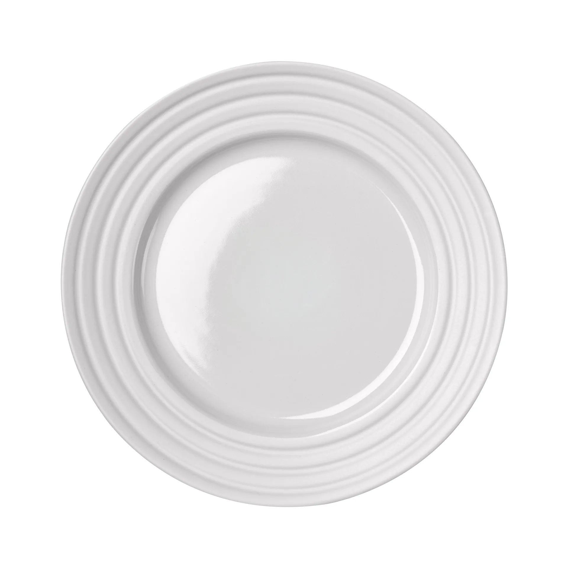 Lines assiett Ø21 cm, Vit NJRD