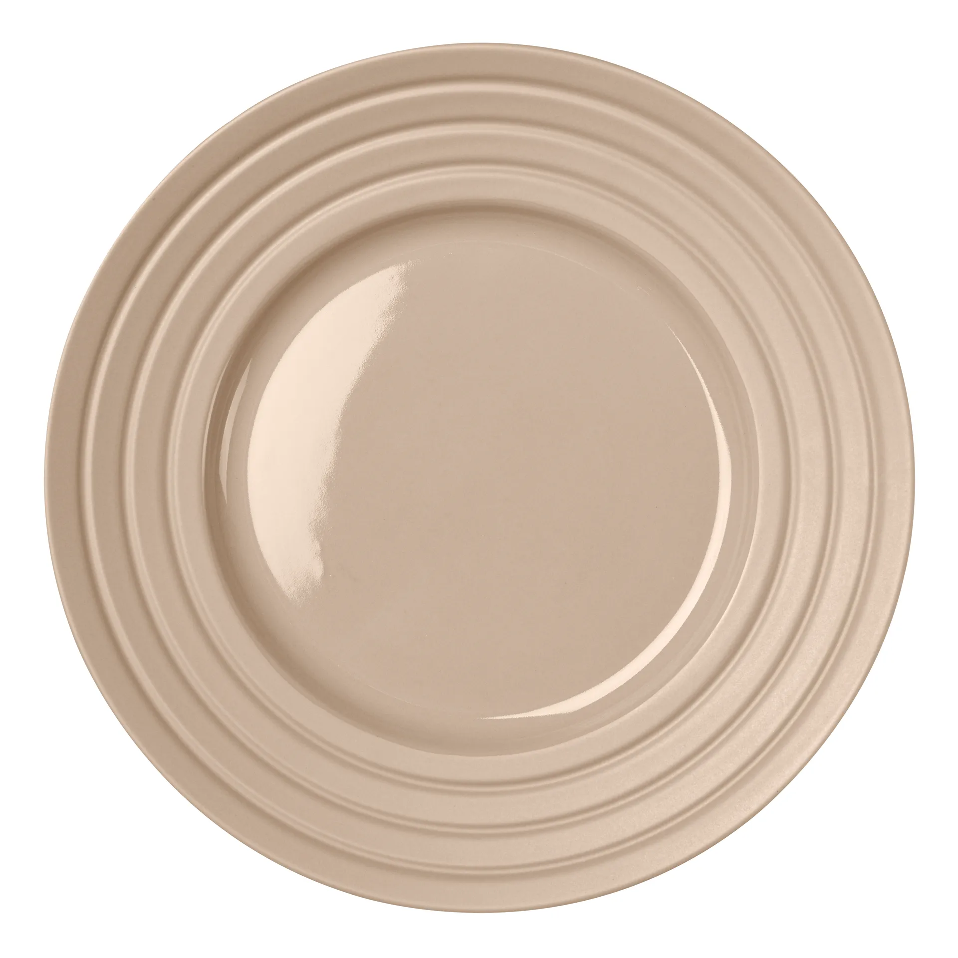 Lines tallrik Ø27 cm, Beige NJRD
