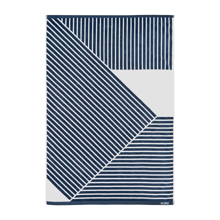 Stripes badhandduk 100x150 cm, Blå NJRD