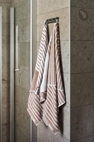 Stripes badhandduk 70x140 cm - Beige - NJRD