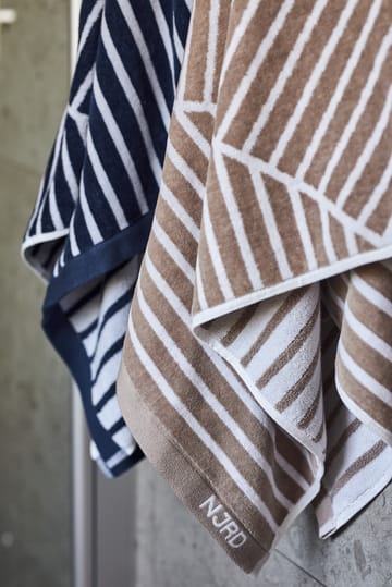 Stripes badhandduk 70x140 cm - Beige - NJRD
