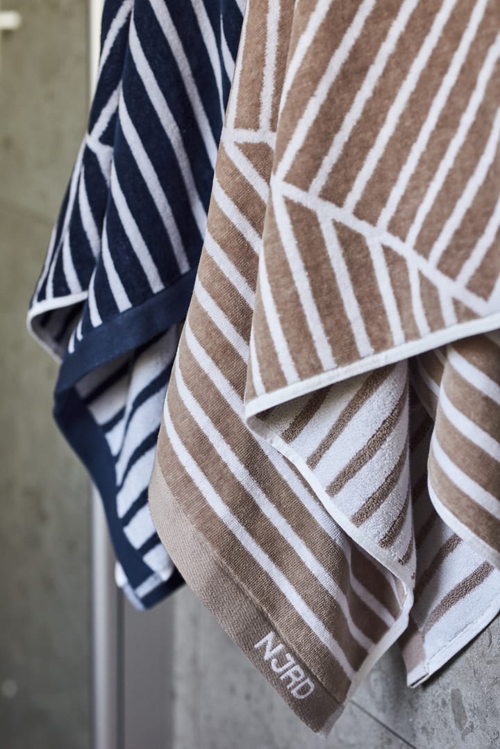 Stripes badhandduk 70x140 cm, Beige NJRD