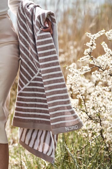 Stripes badhandduk 70x140 cm - Beige - NJRD