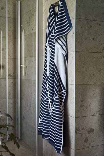 Stripes badhandduk 70x140 cm - Blå - NJRD