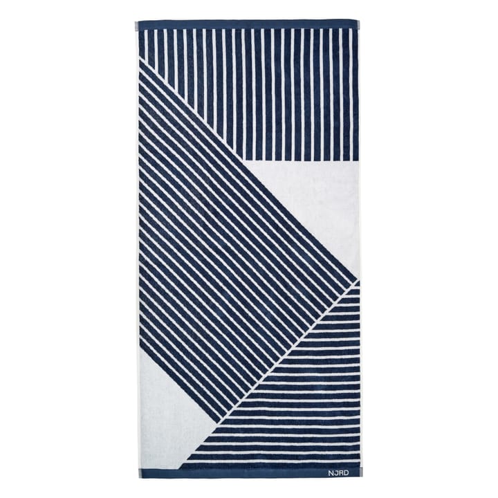 Stripes badhandduk 70x140 cm - Blå - NJRD