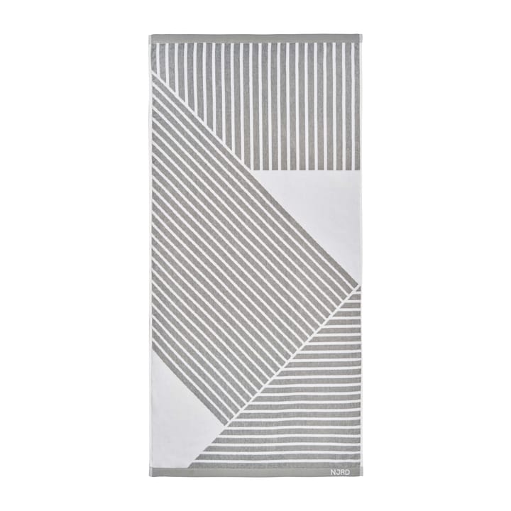 Stripes badhandduk 70x140 cm, Grå NJRD