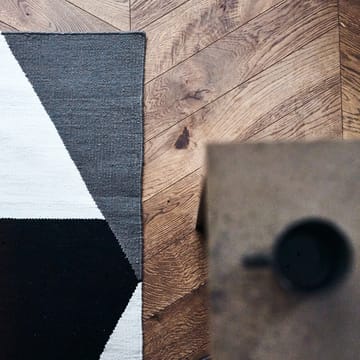 Stripes blocks kelimmatta svart - 80x240 cm - NJRD