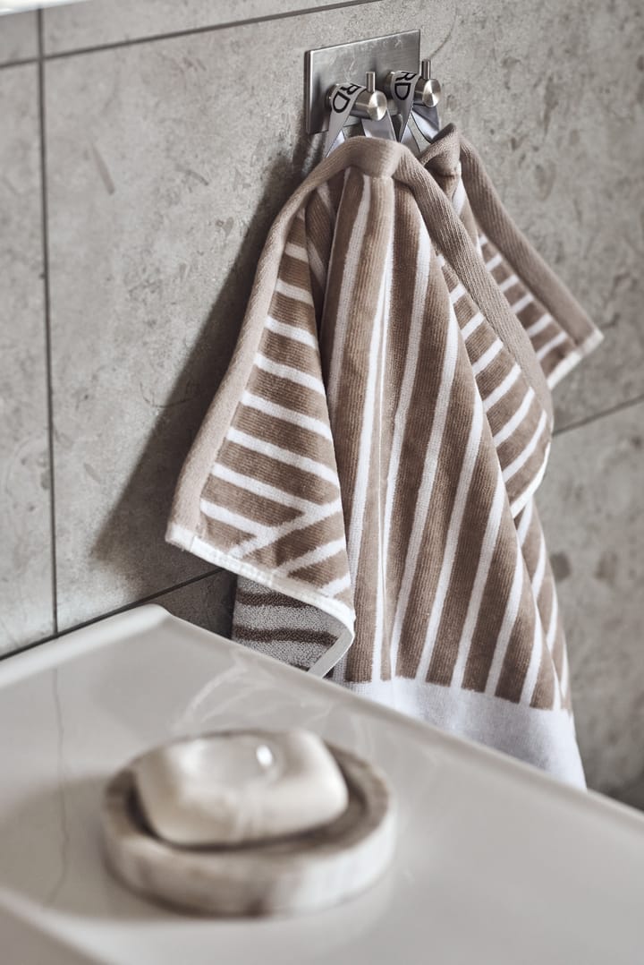 Stripes handduk 50x70 cm, Beige NJRD