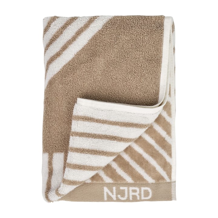 Stripes handduk 50x70 cm - Beige - NJRD