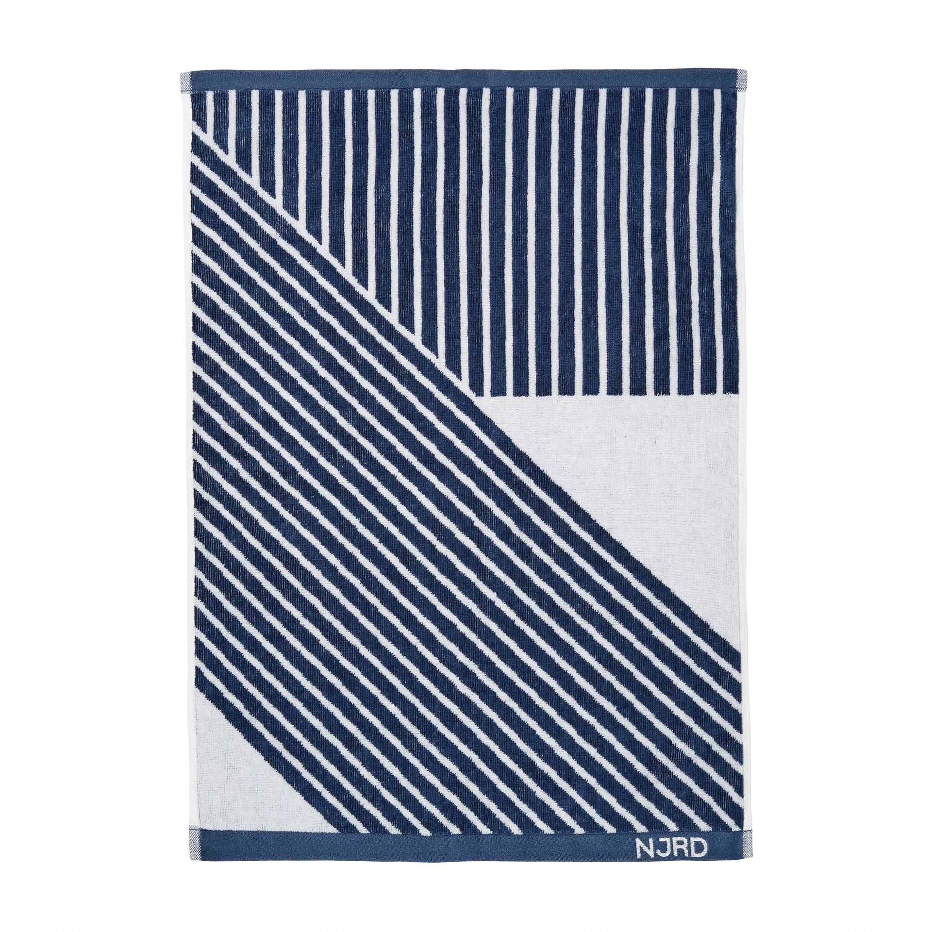 Stripes handduk 50x70 cm, Blå NJRD