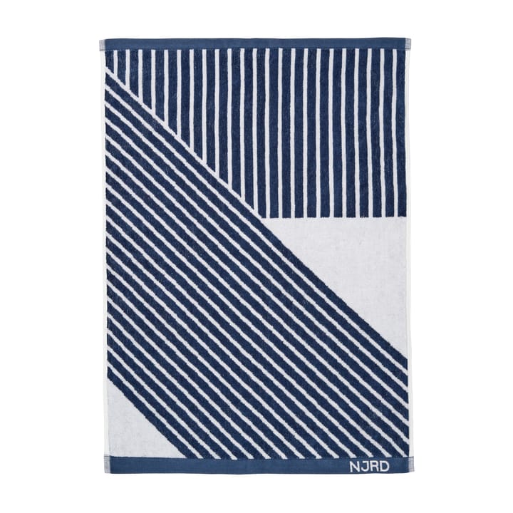 Stripes handduk 50x70 cm, Blå NJRD