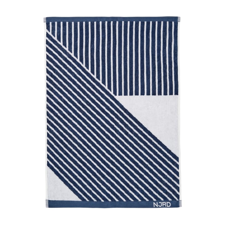Stripes handduk 50x70 cm - Blå - NJRD