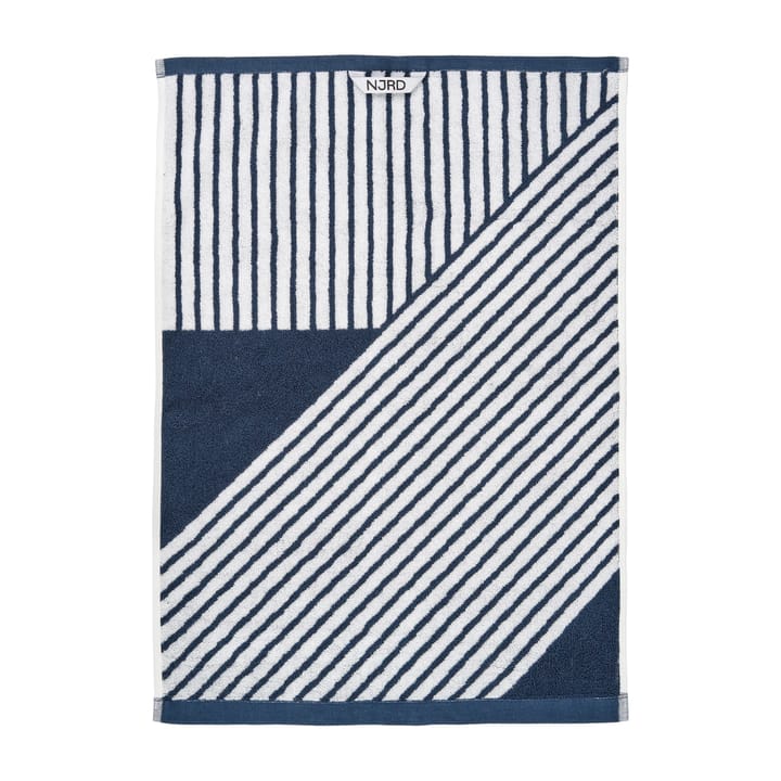 Stripes handduk 50x70 cm, Blå NJRD