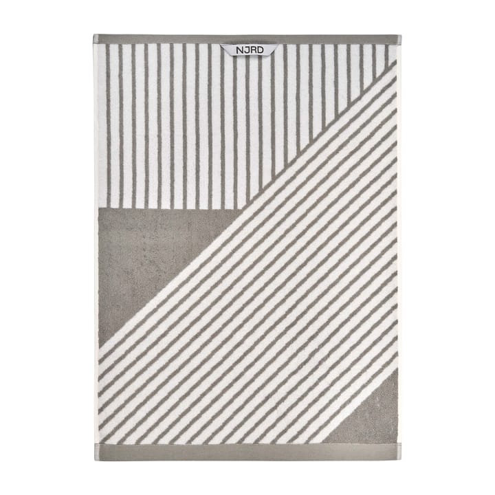 Stripes handduk 50x70 cm, Grå NJRD