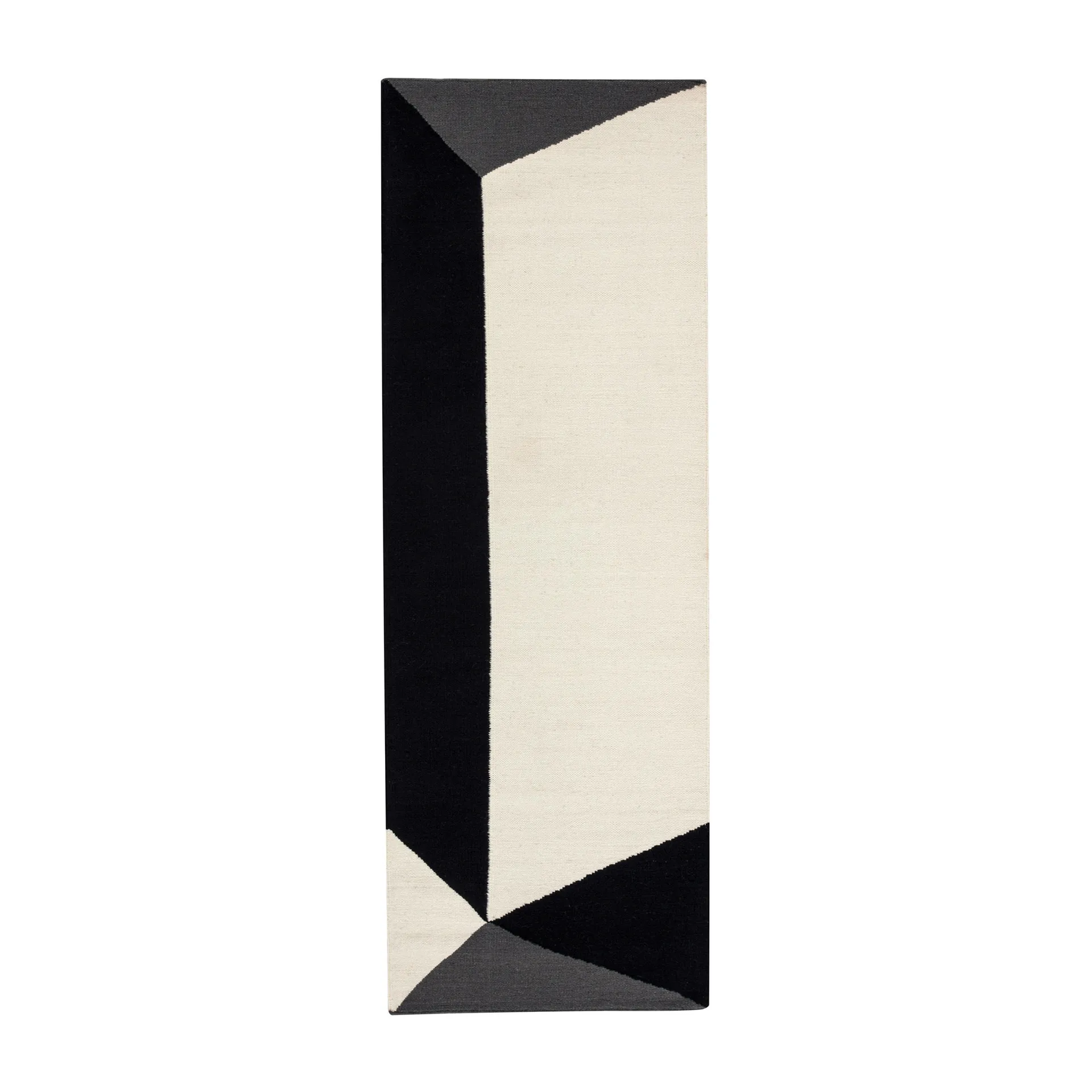 Triangles blocks kelimmatta naturvit, 80x240 cm NJRD