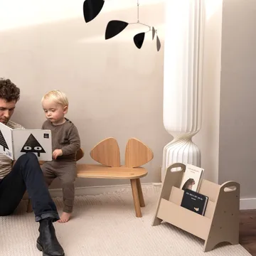 Book holder bokhylla för barn - Beige - Nofred