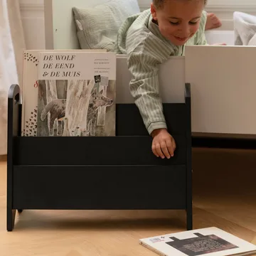Book holder bokhylla för barn - Svart - Nofred