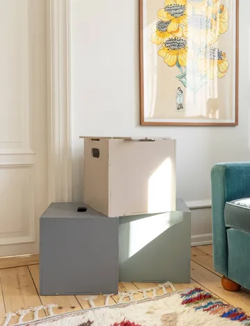 Cube Storage förvaringslåda - Beige - Nofred